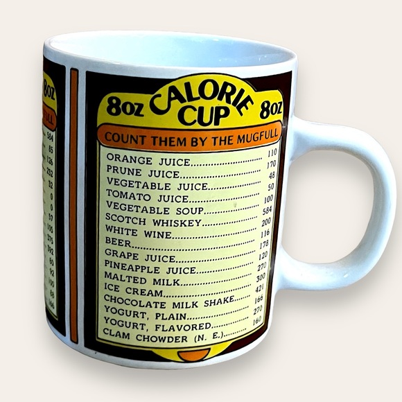 VTG 8oz Calorie Counting Mug - Picture 2 of 6